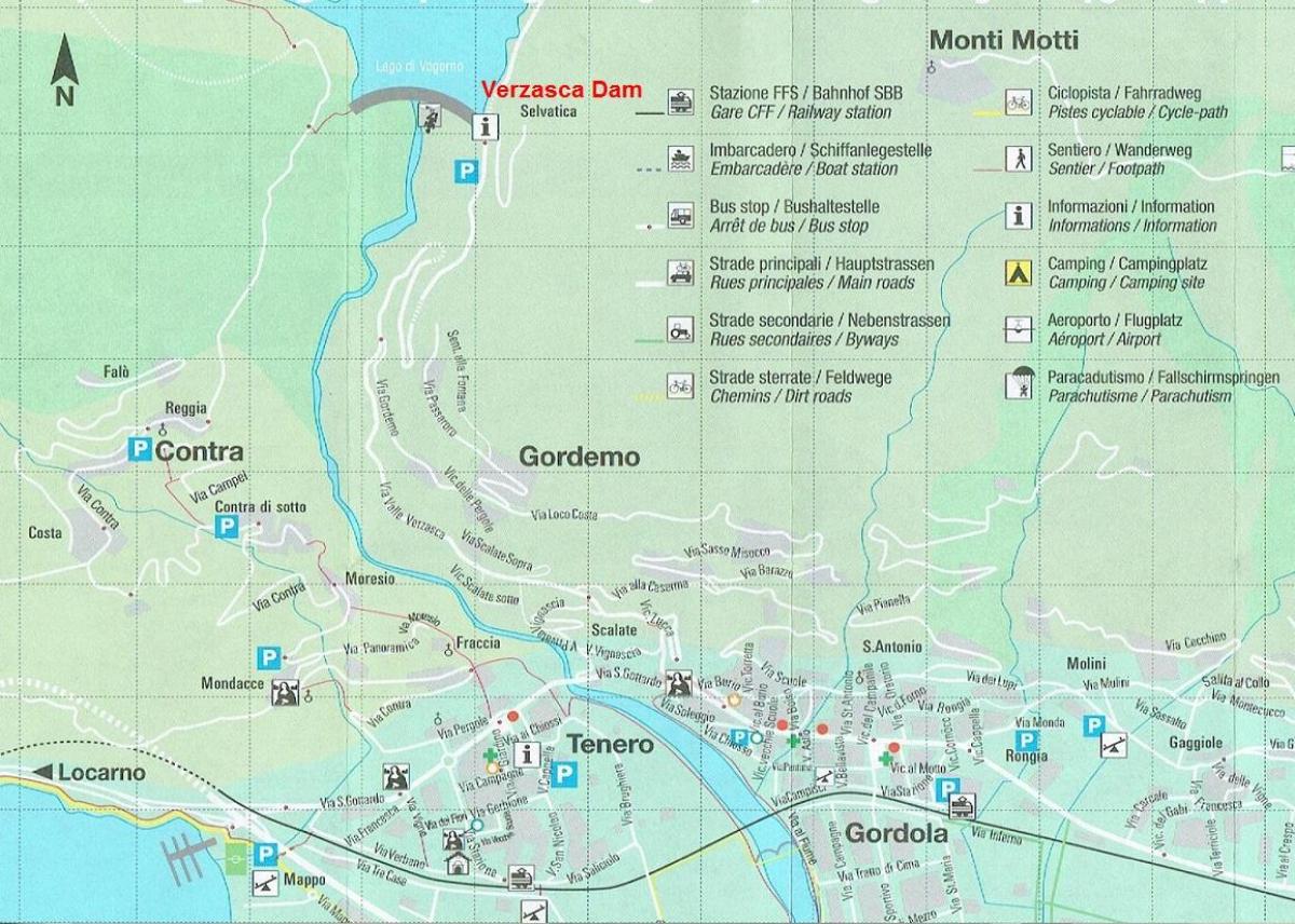 карта кемпинг Швейцария