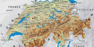 Швейцария география карте