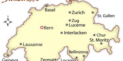 Цюрих, Швейцария на карте